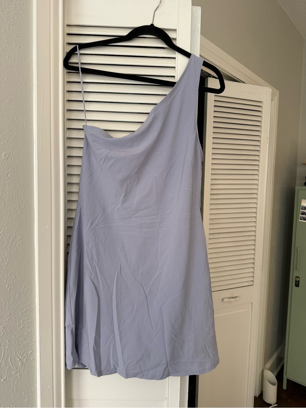 Abercrombie & Fitch One-Shoulder Light Lavender Dress